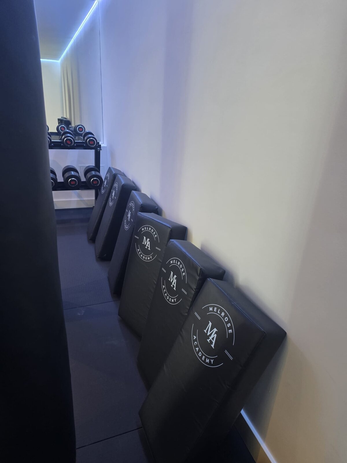 Slagpads en krachtruimte